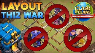 Novo Layout Cv12 Para Guerra Anti 3 Estrelas 2019 New Th12 War Base Anti 3 Stars 2019