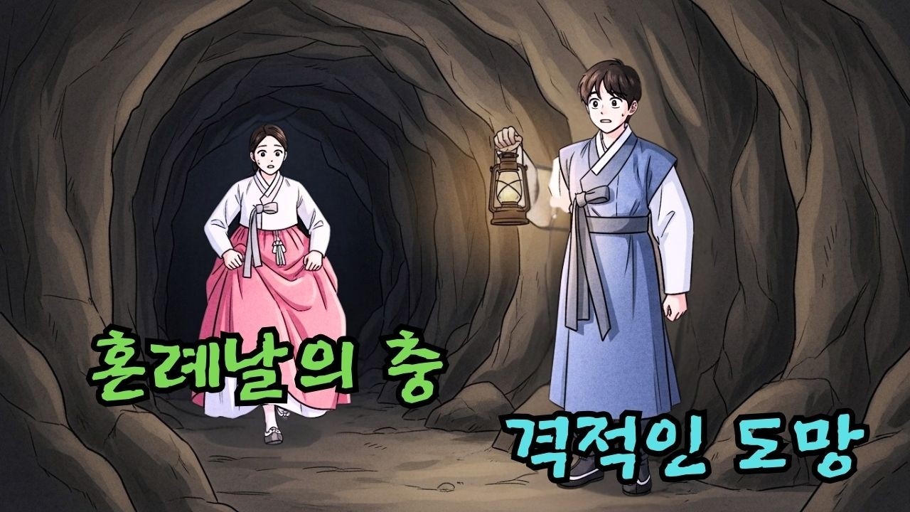 숲속 동굴에서 일하던 젊은 신랑을 버리고 도망친 신부의 비밀 – 한국 고전 야담 스토리텔링