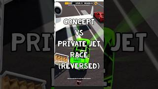 2.5 MILLION $$$ Vehicle "Concept" VS REVERSED Private Jet RUN #roblox #jailbreak #gaming