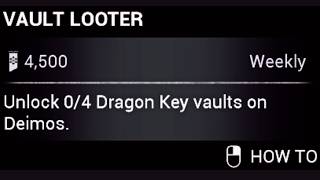 How to Unlock 4 Dragon Key Vaults on Deimos in Warframe