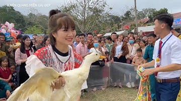 Trò Chơi Dân Gian Bịt Mắt Bắt Vịt - Lễ Hội Kim Bình 2024 | TQMGĐ