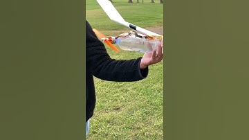 Diy Plastic Bottle Rc Airplane First Maiden Test Flight #Shorts