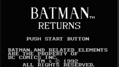 Batman Returns (NES) Intro theme