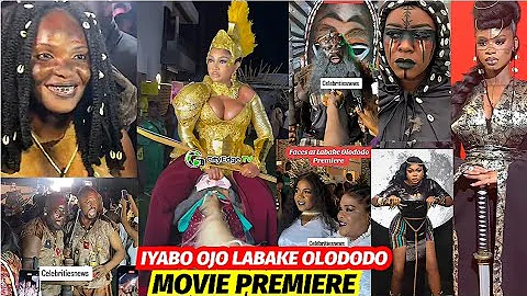 Mercy Aigbe outfit to Iyabo Ojo Labake Olododo movie premiere sparks Reactions, celebrities outfits