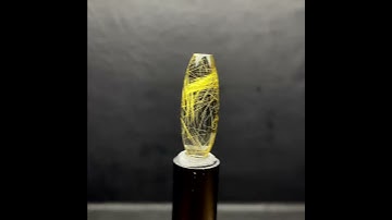 Mặt Trụ Lu Thống - Thạch Anh Tóc Vàng #MTV-1207-19