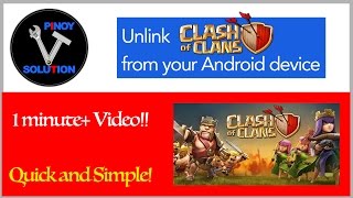 Unlink clash of clan from your Android device screenshot 5