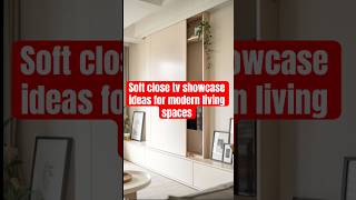 Soft close tv showcase ideas for modern living spaces #youtubeshorts #livingroom screenshot 5