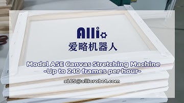 Allio Robot-A5E -600 Wooden Canvas Stretching & Stapling Machine
