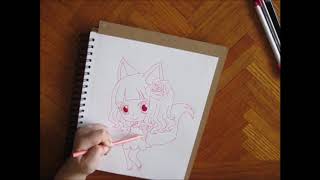 Using All of My Pink Art Supplies: Valentines Day video