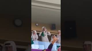 Emir Of Qatar Sheikh Tamim Celebrates Saudi Arabia Win Over Argentina Fifa World Cup 22