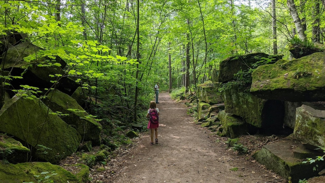 The abandoned quarries that built Sandstone, Minnesota - YouTube