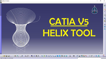 Helix tool in CATIA | CATIA Practice | CAD Designs