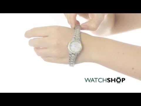 Seiko Ladies' Diamond Solar Powered Watch (SUT068P9)