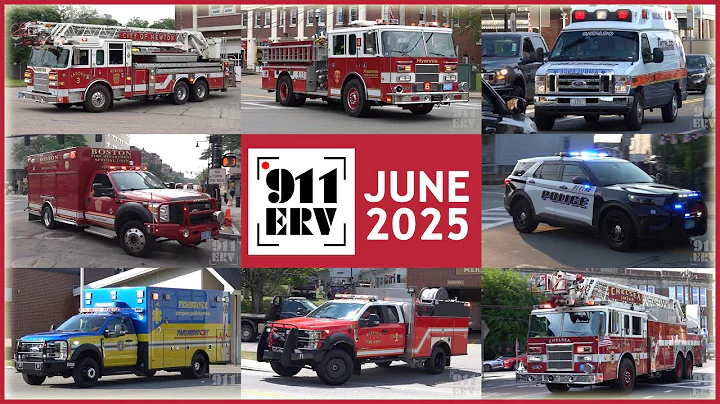 Fire Trucks, Ambulances, and Police Cars Responding Compilation | June 2025
