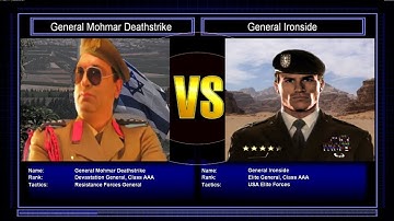 C&C General Zero Hour Reborn Mod General Mohmar Deathstrike VS General Ironside #2