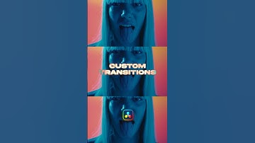 Create Custom Drag & Drop Transitions in Davinci Resolve #davinciresolve #transition #tutorial
