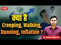 Creeping, Walking, Running Inflation Explained | Types of Inflation Simplified | Sanskriti IAS