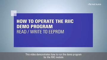 RX FIT Tips: How to Operate the RIIC Demo Program