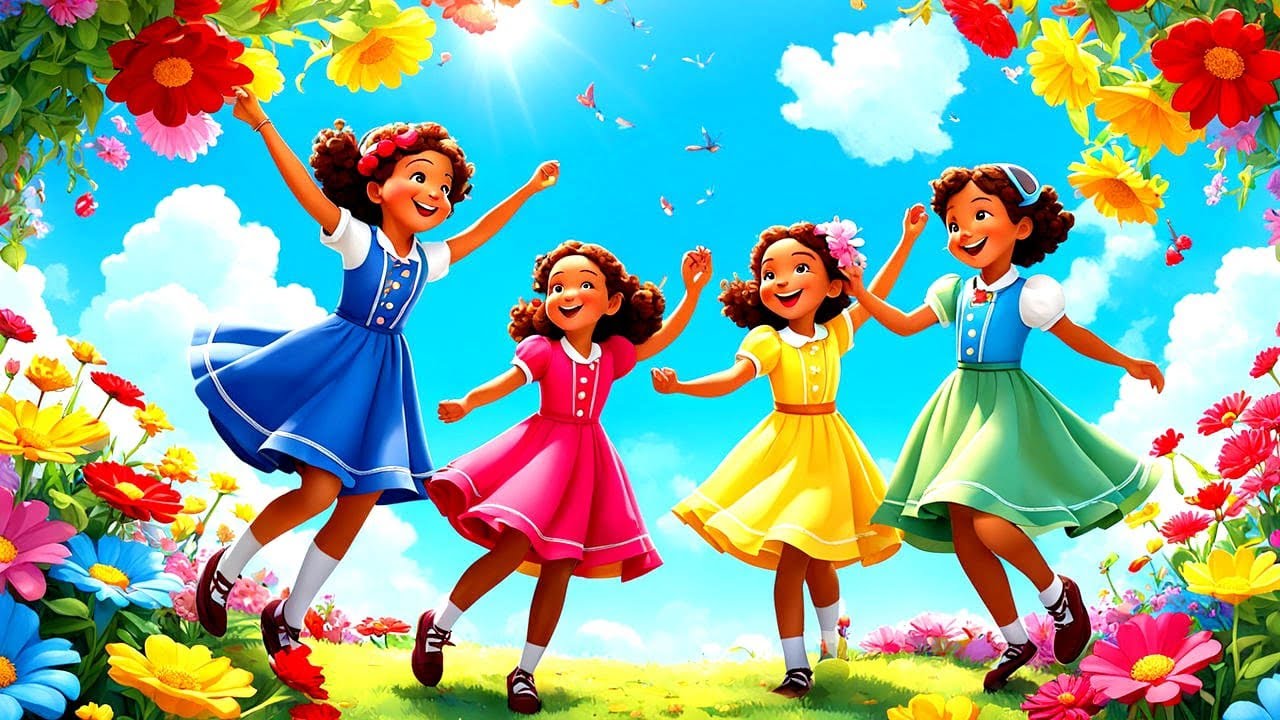 Ring Around the Roses | Nursery Rhymes for Kids | Classic Sing-Along ...