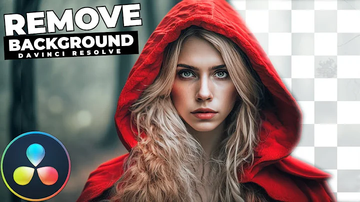REMOVE The BACKGROUND From An IMAGE In Davinci Resolve (Studio)