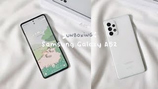 Samsung Galaxy A52 aesthetic unboxing + set up✨ | Indonesia 2021