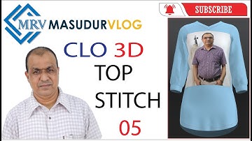 How to Create Topstitch in CLO 3D | Easy Tutorial