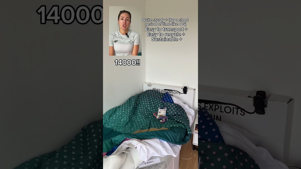 Cardboard beds for athletes in Olympics - good or not? Paris Olympic Games