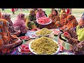 Eggs Chicken Mixed Noodles - Traditional Ramadan Iftar Food with Noodles for Muslim Village People