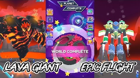 White Chimp vs Lava Giant - Epic Mechangelion Boss Fight | New World Unlocked