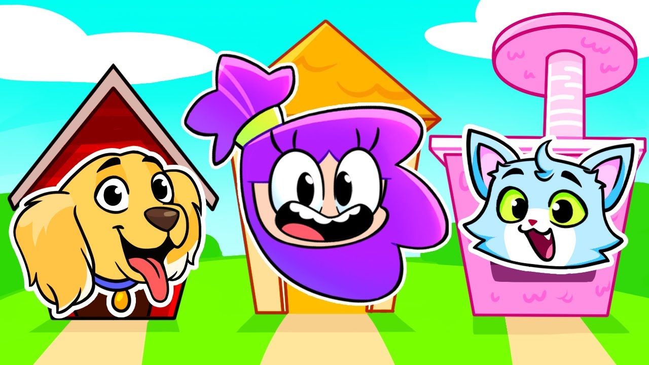 😼 Gato VS Perro 🐶 Cuida de tus Mascotas 🤩 ¡Español Divertido para Niños! | Viv y Denny