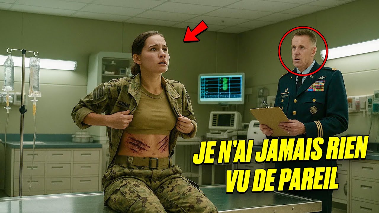 Elle souleva sa chemise pour montrer la blessure — l’amiral se tut en voyant les cicatrices