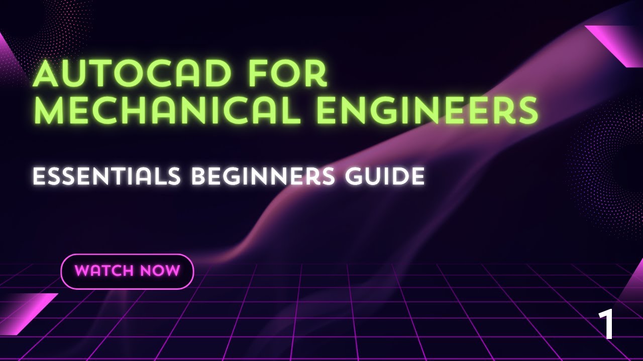 AutoCAD for Mechanical Engineers: Complete 2D Drafting Beginners Guide (Episode 1)