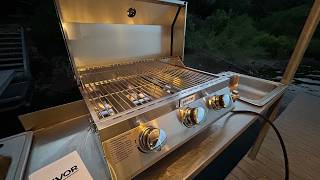 Portable BBQ Grill 3-Burner by VEVOR