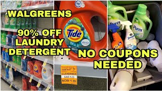RUN. WALGREENS HAS DETERGENT ON SALE FOR 90% OFF