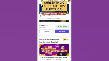 SHRESHTH 2.0 ESE + GATE 2027 - Electrical #pw #gateexam #gate #physicswallah