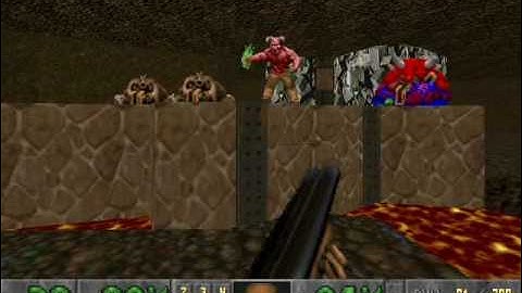 DOOM 2 - Demonfear - MAP 28 The Lava Pit UV-Max run in 3:47