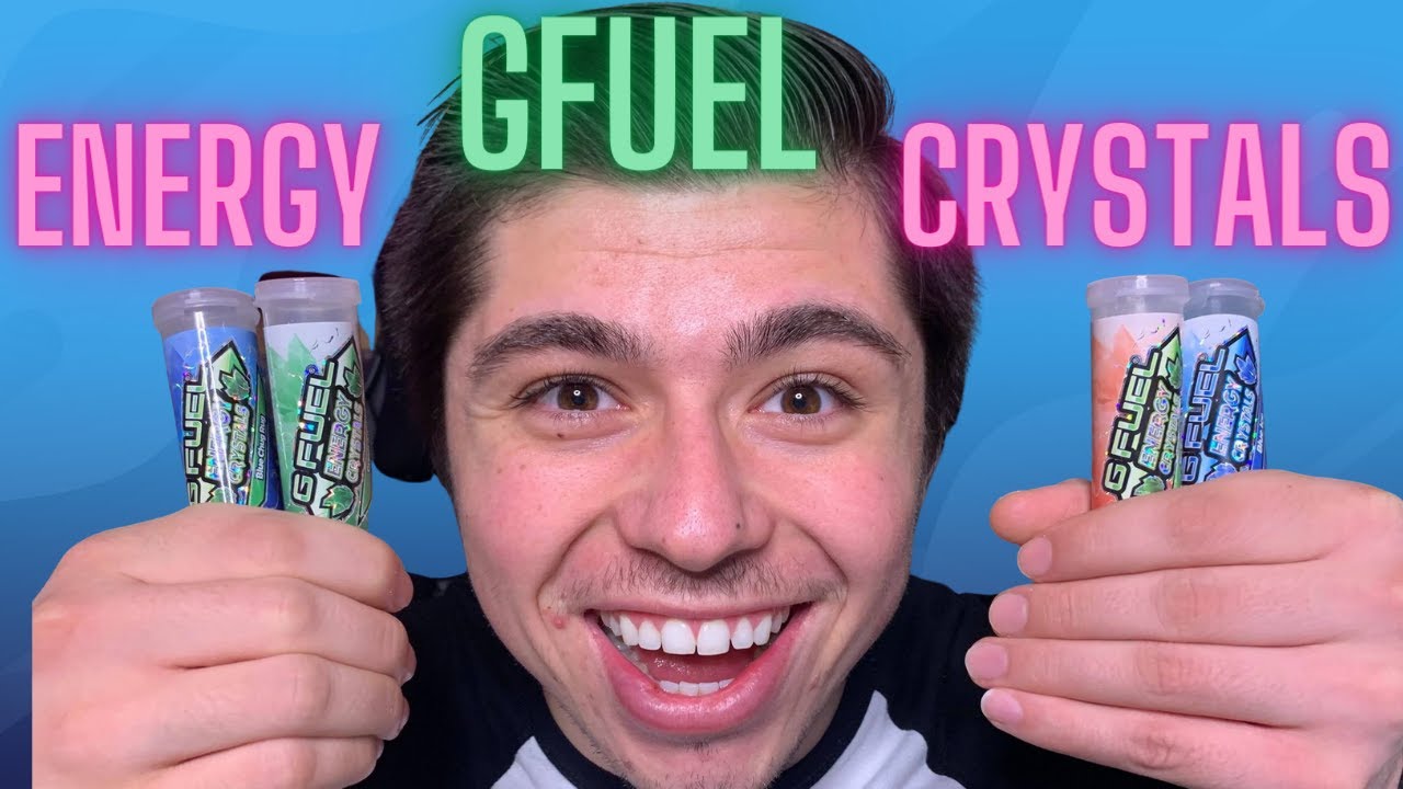 Trying Every Flavor of GFUEL Energy Crystals! YouTube