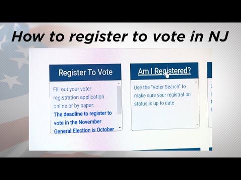 How to register to vote in NJ for 2020 election