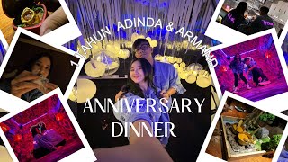 1 Tahun Adinda Azani dan Armand Zachary MAKAN KERTAS SURAT CINTA