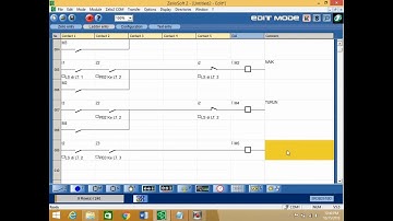 "Buat program ladder diagram elevator control (lift) 3 lantai"