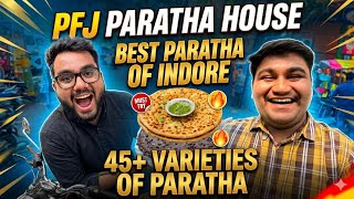 Indore’s CRAZIEST Paratha! 😱 45+ Varieties at PFJ Paratha House 😍