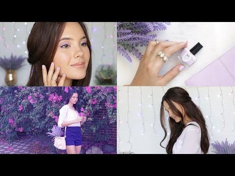lavender-spring-look:-makeup,-hair-&-outfit!-|-cat'elle