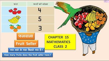 Class 2 Maths Chapter 15 | फलवाला  | Fruit seller | कितने फल ? | How many fruits? | Rose Tree |