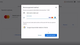 How do I remove my bank  card from Google One/Playstore/Google AI Pro | Edit/Add payment method