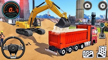 Real Excavator Construction Simulator 3D – Heavy Machine Driving Game (Android Gameplay)