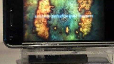 Intel Moorestown Smartphone - Gaming, video performance demo.