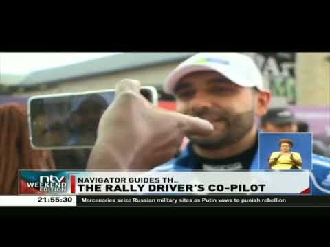 Rally driver co pilot Tauseef Khan This is my role during Safari Rallies