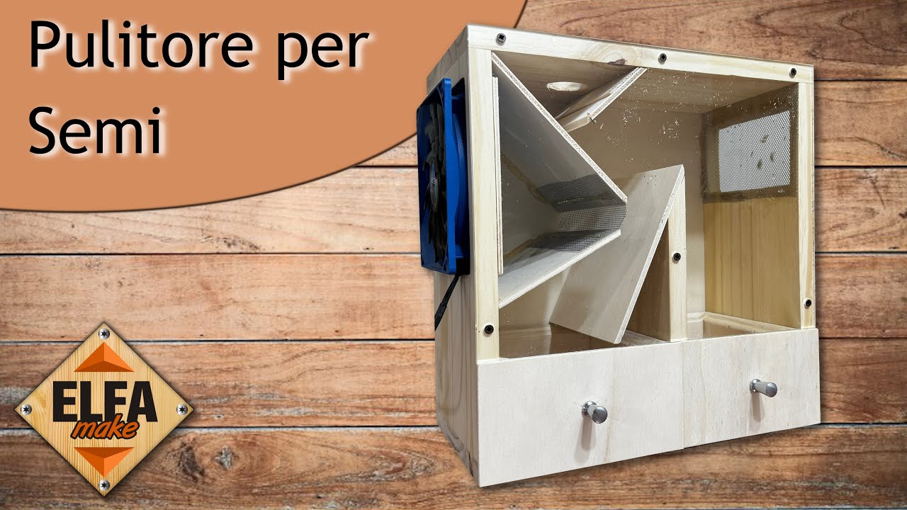 Pulitore semi per uccellini - Soffia semi Fai Da Te