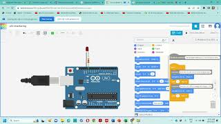 Using TinkerCad LED INTERFACING Part 1