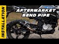 Aftermarket bend pipe for bmw g310gs and g310r  installation  bandidos pitstop